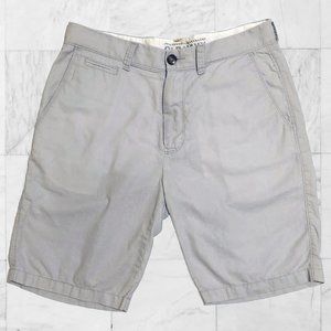 Old Navy Flat Front Shorts Size 30 Lt. Gray EUC